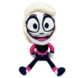 TV Hazbin Hotel Charlie Morningstar Cosplay Seated Plush Toys Cartoon Soft Stuffed Dolls Mascot Birthday Xmas Gift