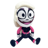 TV Hazbin Hotel Charlie Morningstar Cosplay Seated Plush Toys Cartoon Soft Stuffed Dolls Mascot Birthday Xmas Gift