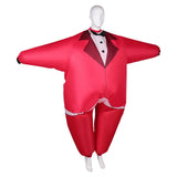 TV Hazbin Hotel Charlie Morningstar Red Inflatable Full Body Suit Cosplay Costume Outfits Halloween Carnival Suit