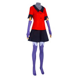 TV Hazbin Hotel Vaggie Women Red Dress Cosplay Costume Outfits Halloween Carnival Suit