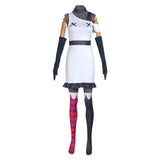 TV Hazbin Hotel Vaggie Women White Dress Cosplay Costume Outfits Halloween Carnival Suit