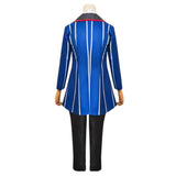 TV Hazbin Hotel Vox TV Demon Blue Suit Cosplay Costume Outfits Halloween Carnival Suit