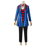 TV Hazbin Hotel Vox TV Demon Blue Suit Cosplay Costume Outfits Halloween Carnival Suit