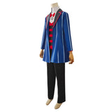 TV Hazbin Hotel Vox TV Demon Blue Suit Cosplay Costume Outfits Halloween Carnival Suit