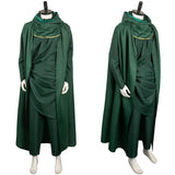 TV Loki Green Cloak Set Cosplay Costume Outfits Halloween Carnival Suit