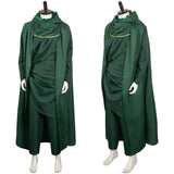 TV Loki Green Cloak Set Cosplay Costume Outfits Halloween Carnival Suit