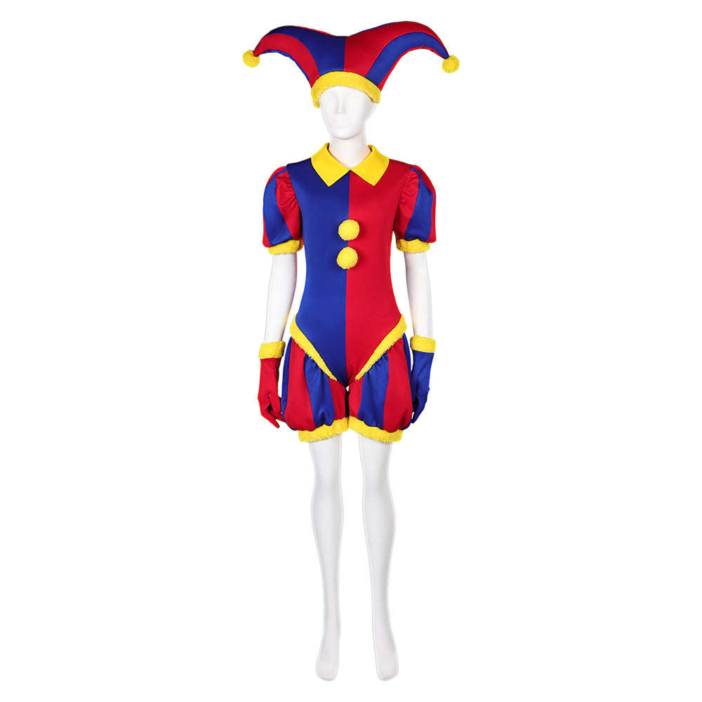 TV The Amazing Digital Circus Pomni Kids Chidren Cosplay Costume Outfi –  TrendsinCosplay