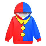 TV The Amazing Digital Circus Pomni Kids Children Cosplay Hoodie Pullover With Mask