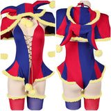 TV The Amazing Digital Circus Pomni Lingerie for Women Cosplay Costume Outfits Halloween Carnival Suit