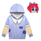 TV The Amazing Digital Circus Ragatha Kids Children Cosplay Hoodie Pullover With Mask