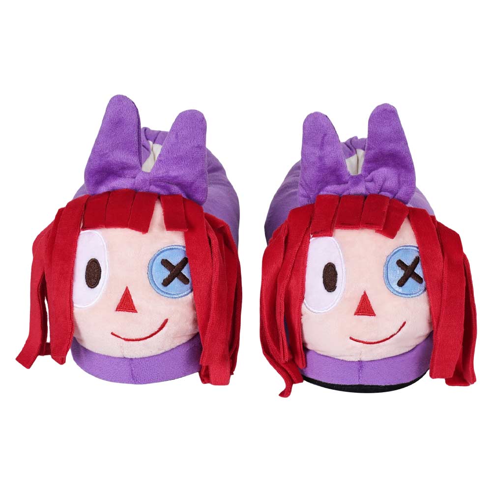 TV The Amazing Digital Circus Ragatha Plush Slippers Cosplay Shoes Halloween Costumes Accessory Prop
