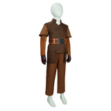 TV The Mando Ragnar Vizsla Kids Children Brown Suit Cosplay Costume Outfits Halloween Carnival Suit