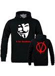 V for Vendetta Cosplay Hoodie Costume