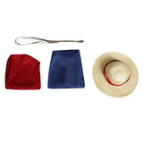 Wan Pīsu Luffy Cosplay Costume Outfits Halloween Carnival Suit