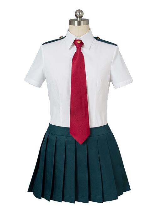 Boku no Hero Academia My Hero Academia Ochako Uraraka Tsuyu Asui Summer Uniform Dress Cosplay Costum