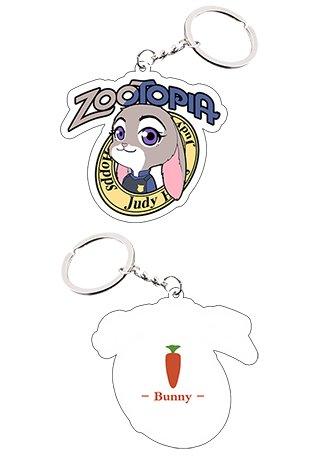 Zootopia Rabbit Judy Keychain Cosplay Accessories